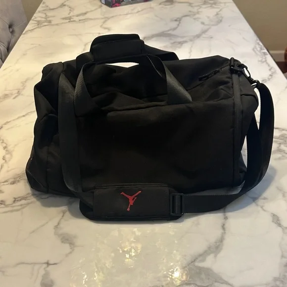 Jordan Black and Red Duffel Bag - Picture 8 of 14